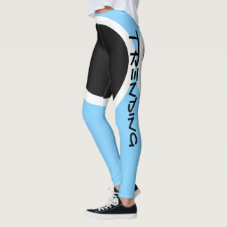 Tendera lätt - blåttdesign leggings