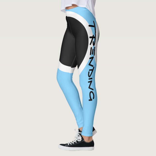 Tendera lätt - blåttdesign leggings (Vänster)
