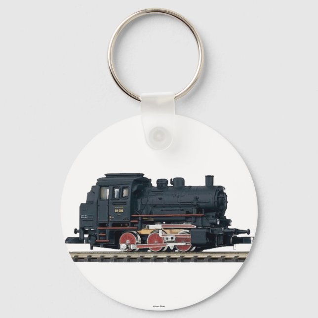 Tenderlokomotive BR 89 Keychain Nyckelring (Framsida)