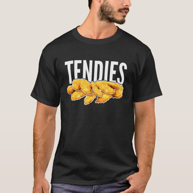 Tendies Chicken Tenders Tee Wallstreetbets Meme (Framsida)