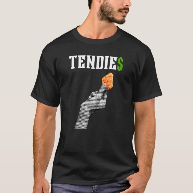 Tendies  Wsb Meme Kyckling Tendies Pengar T Shirt (Framsida)