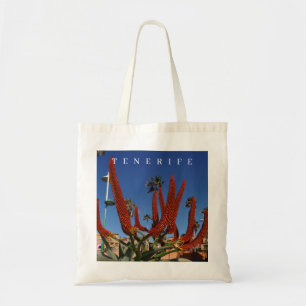 Tenerife Aloe Vera-blommor till påsen Tygkasse