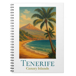 Tenerife Canary Islands Mount Teide Spanish Island Anteckningsbok