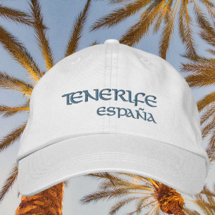 Tenerife España Spain Beach Embroized Hat Broderad Keps
