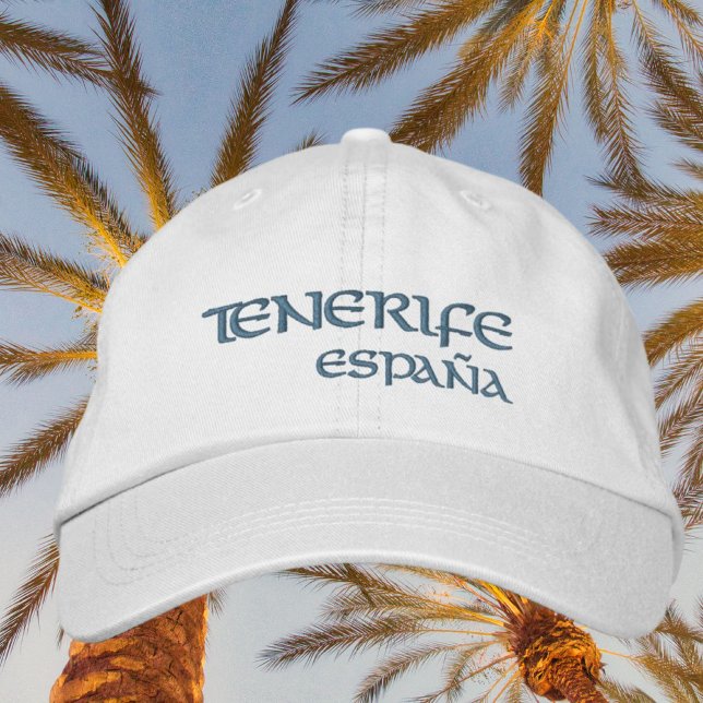Tenerife España Spain Beach Embroized Hat Broderad Keps (Skapare uppladdad)