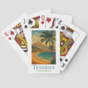 Tenerife Kanarieöarna Mount Teide Spanska ön Casinokort