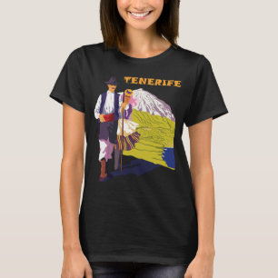 Tenerife Kanarieöarna Retro Resa T-Shirt