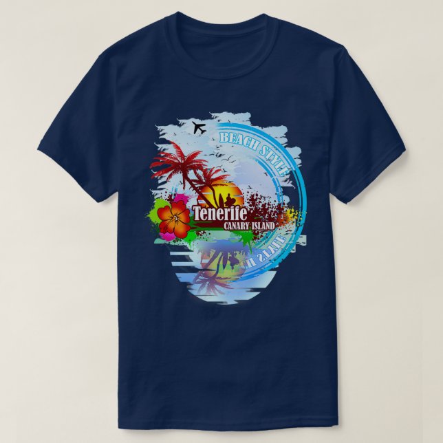 Tenerife Kanarieöarna T Shirt (Design framsida)
