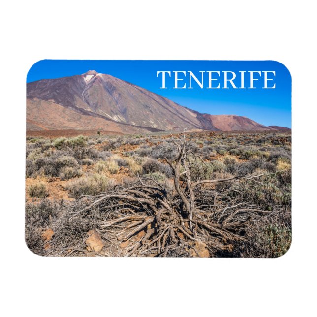 Tenerife Mount Teide view-kylmagnet Magnet (Horisontell)