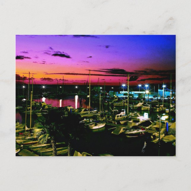 Tenerife, Playa De Las Americas, Puerto Colon Vykort (Framsida)