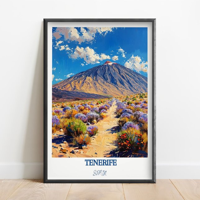 Tenerife Resa Print Väggkonst Teide Nationalpark (Skapare uppladdad)