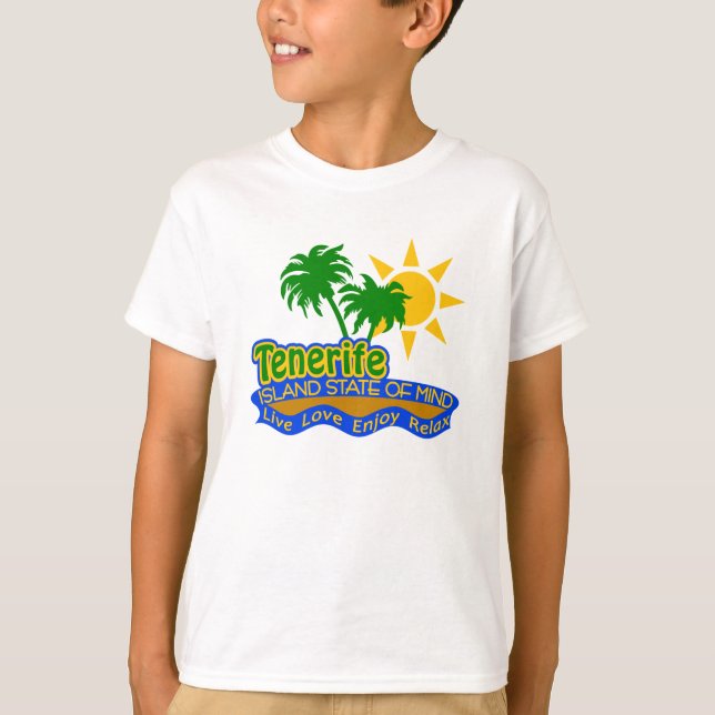 Tenerife som är statlig av Mind skjortan - välj T Shirt (Framsida)