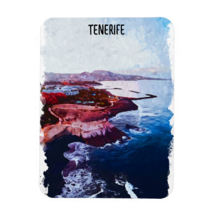 Tenerife Spain Kusten Canarias Travel Souvenir Magnet