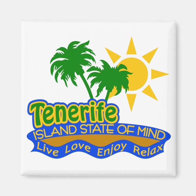 Tenerife State of Mind magnet (Framsidan)
