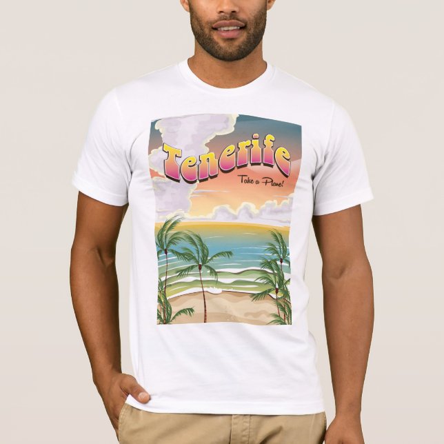 Tenerife strand Semester affisch Tröja (Framsida)