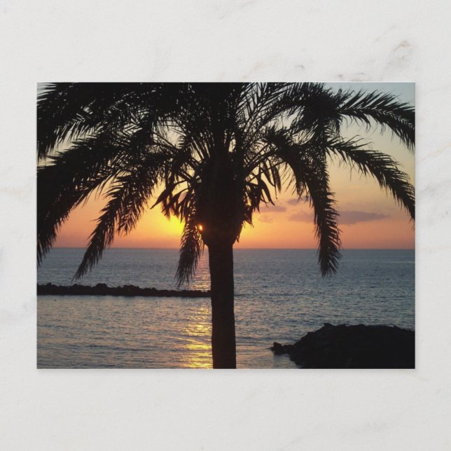 Tenerife sunset vykort (Framsida)