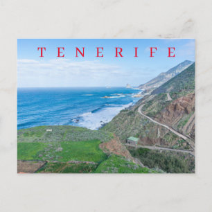 Tenerife Taganana utsikt vykort