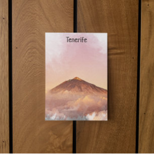 Tenerife Teide Mountain Kanarieöarna Vykort