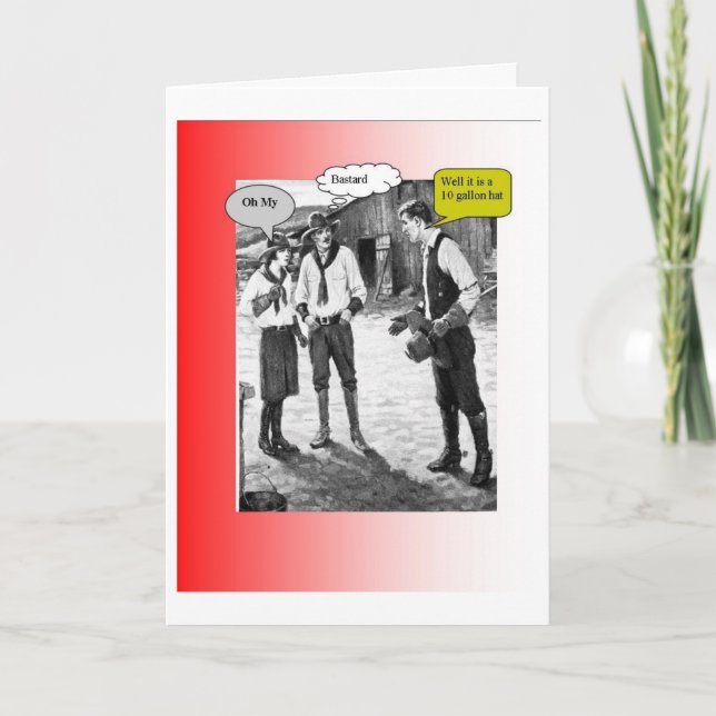 Tengallon Bday för honom Kort (Framsida)