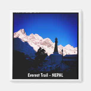Tengboche, Everest trail view, Sagarmatha - Nepal Magnet