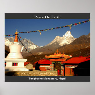 Tengboche Monastery, Nepal Poster