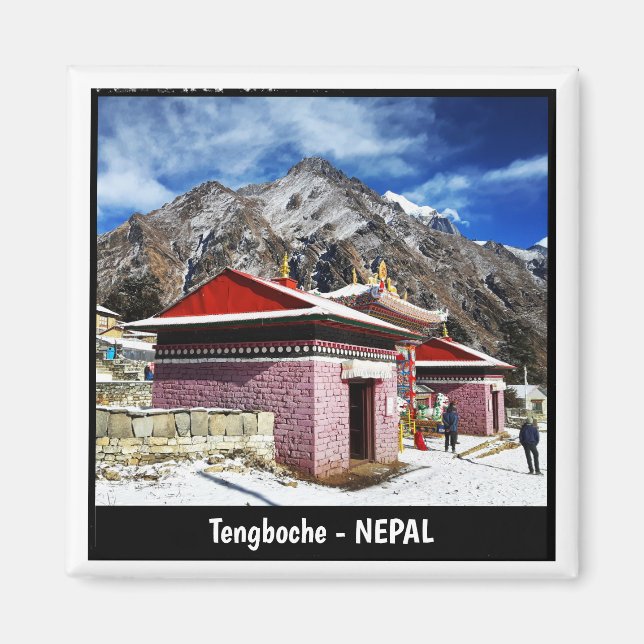 Tengboche Monastery, Sagarmatha, Everest - Nepal Magnet (Framsidan)