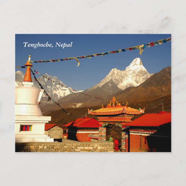 Tengboche Nepal Vykort (Framsida)