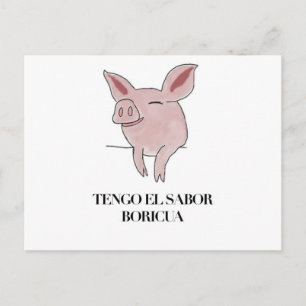 Tengo el Sabor Boricua. Vykort