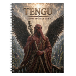 Tengu Crow Kloster Mörk Cinema Anteckningsbok