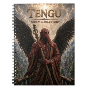 Tengu Crow Kloster Mörk Cinema Anteckningsbok