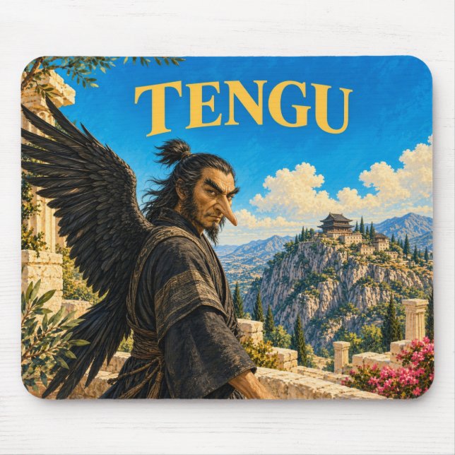 Tengu, gotisk fantasimonster musmatta (Framsidan)