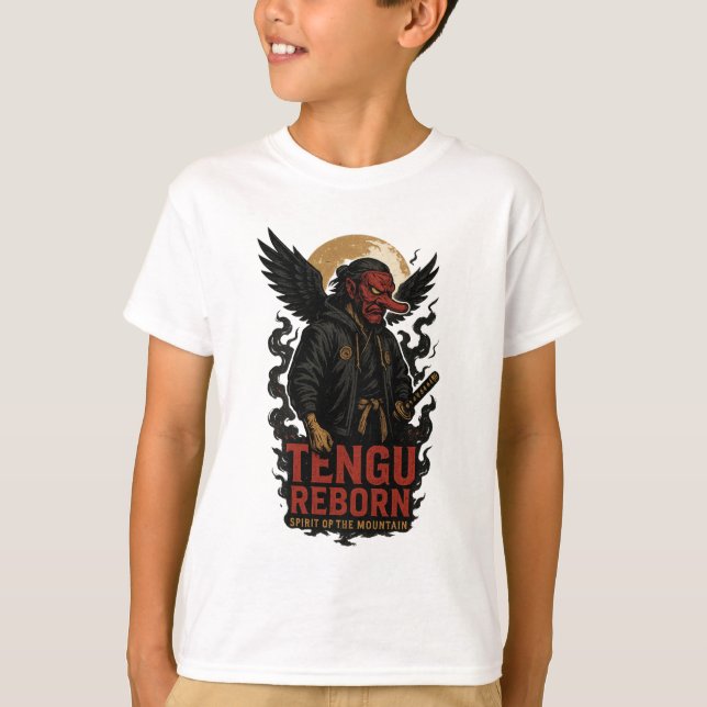 【Tengu Kids T-Shirt】 T Shirt (Framsida)