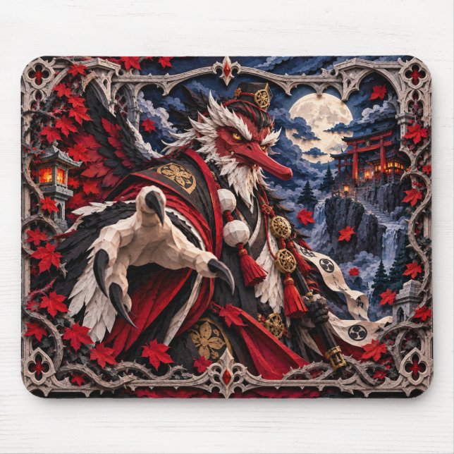 Tengu, Pappersklippt Monster Musmatta (Framsidan)