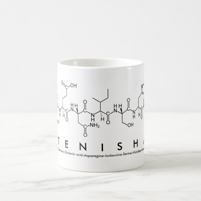 Tenisha peptide namn mugg (Center)