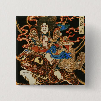 Tenjiku Tokubei Riding Giant Toad Kuniyoshi Bra Knapp