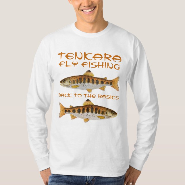 Tenkara flygfiske t-shirt (Framsida)