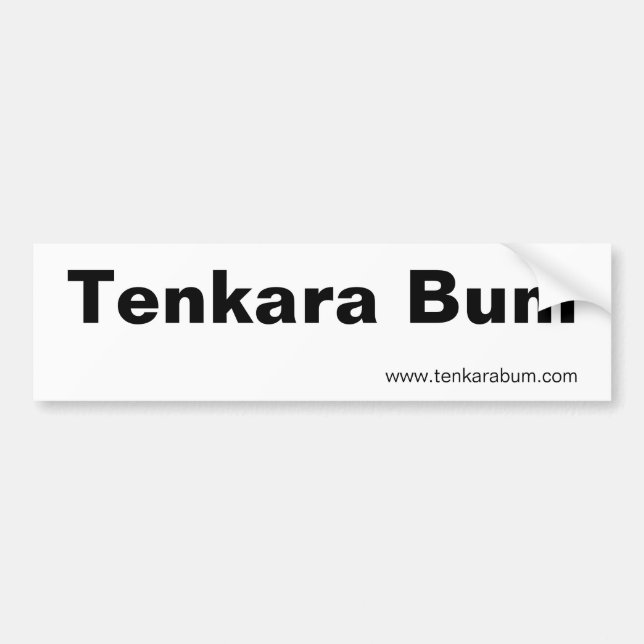 Tenkara lodis, www.tenkarabum.com bildekal (Framsidan)