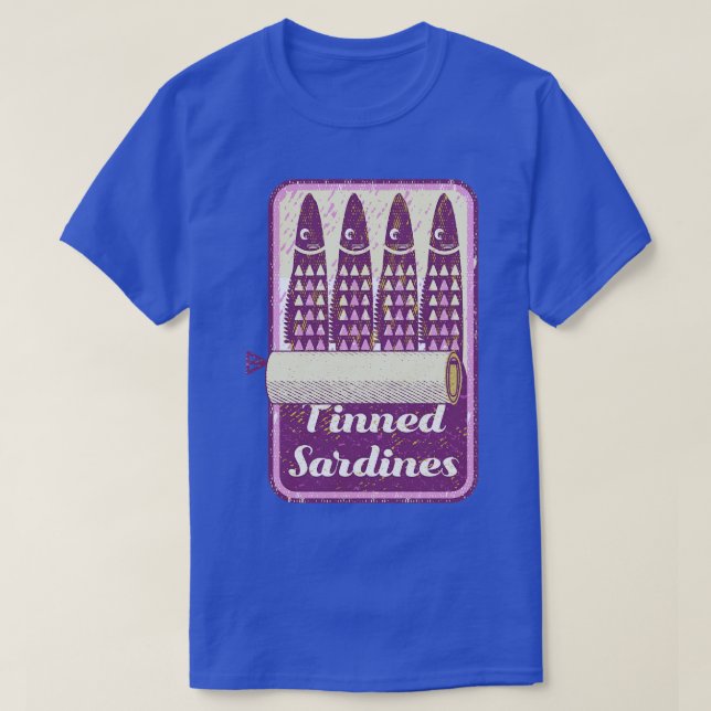 Tenn av sardiner t shirt (Design framsida)