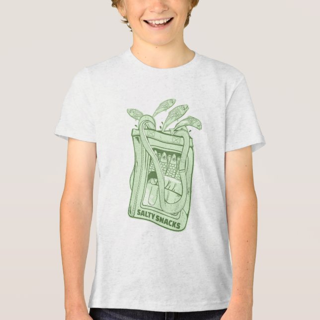 Tenn av sardinsalt snack t shirt (Framsida)