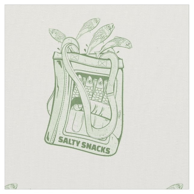 Tenn av sardinsalt snack tyg (Närbild)