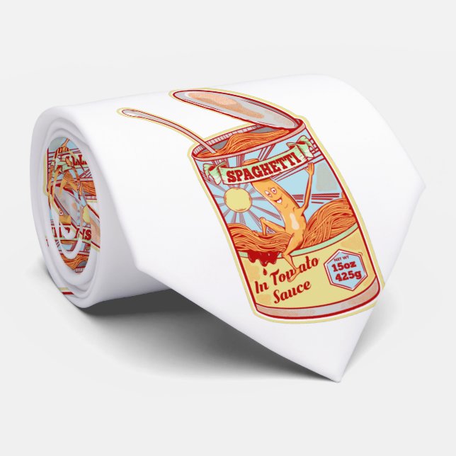 Tenn av Spaghetti-konserver Slips (Rullad)