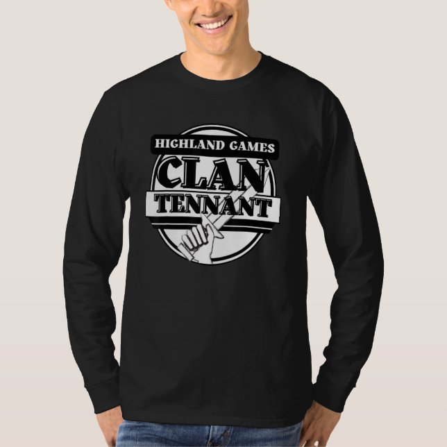 Tennant Highland Games Scottish Clan 1 T Shirt (Framsida)