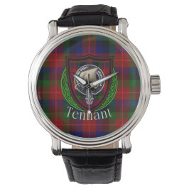 Tennant Scottish Clan Tartan & Crest Armbandsur