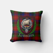 Tennant Scottish Klan Tartan & Vapensköld