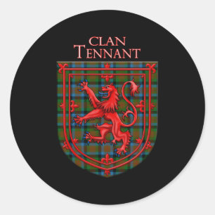 Tennant Tan Scottish Play Lejon Rampant Runt Klistermärke