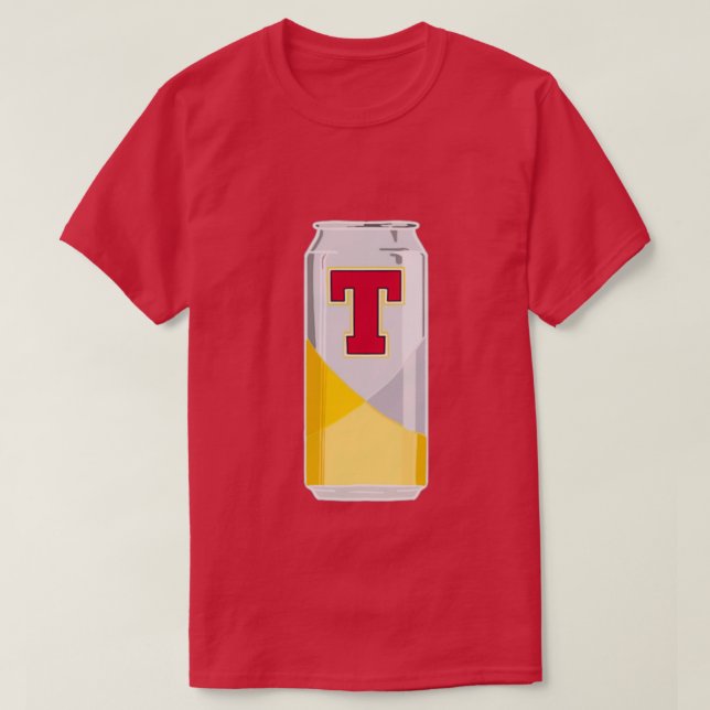 Tennent Beer Can Art T Shirt (Design framsida)