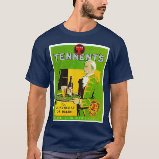 Tennent Retro-meddelande T Shirt