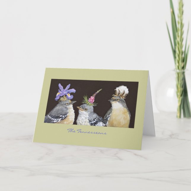 Tennesseans (mockingbird card) kort (Framsida)