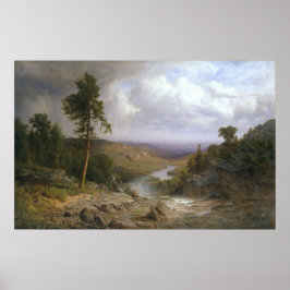 Tennessee 1866, ingiven av Alexander H Wyant Poster