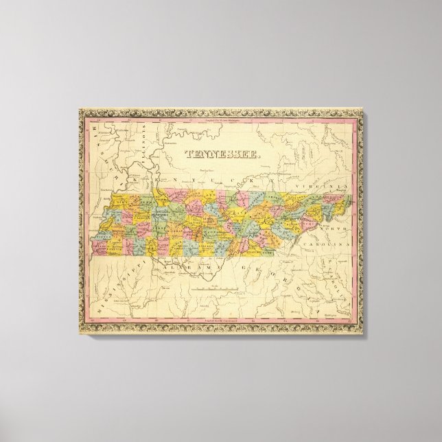Tennessee 6 canvastryck (Framsida)